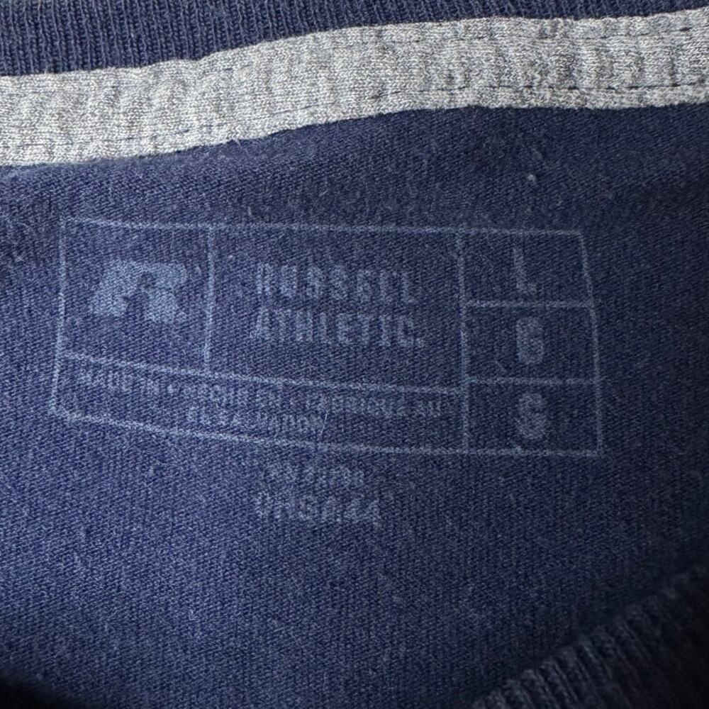 UCLA Bruins Russell Athletic Navy Yellow Collegiate Tee Size Large - Picture 10 of 11
